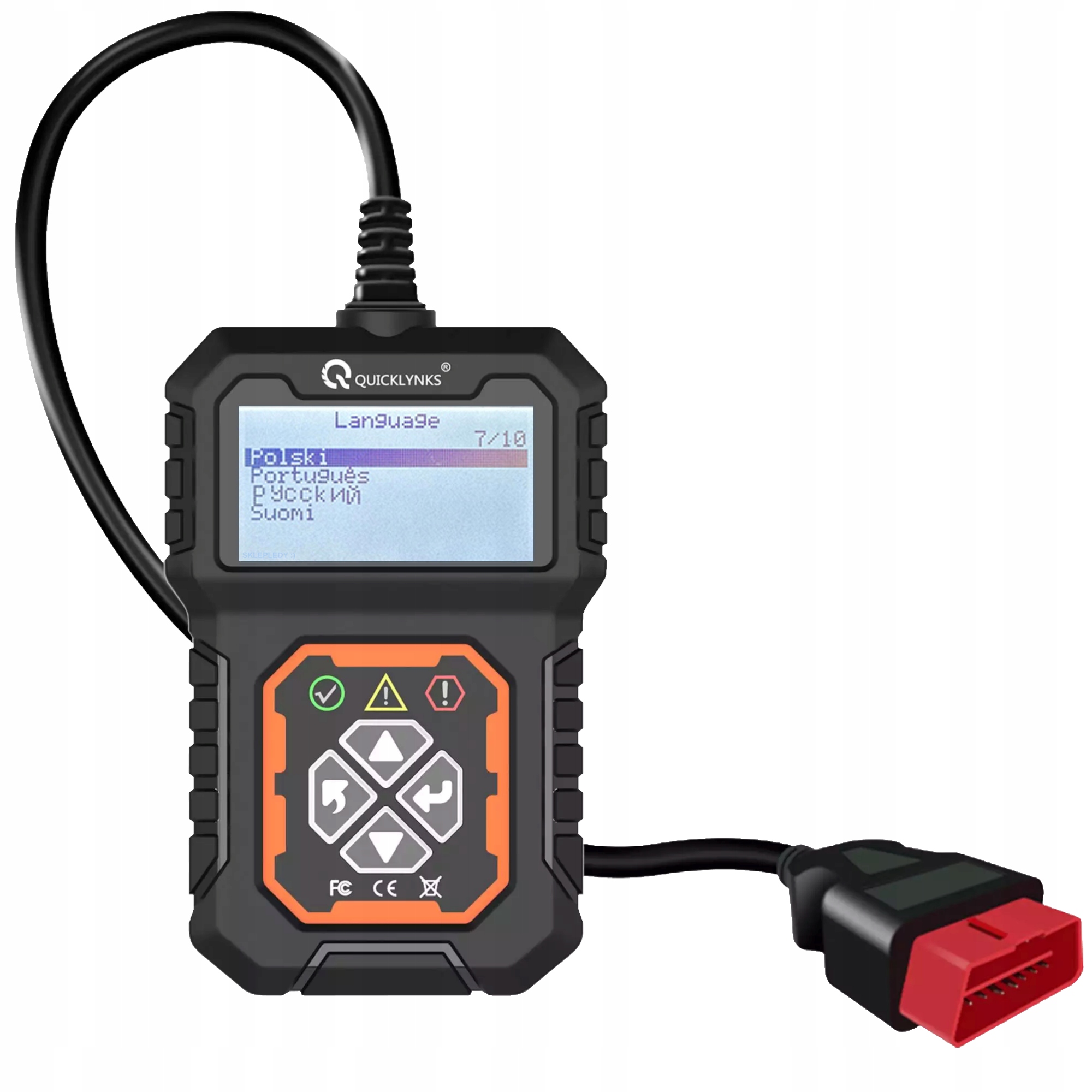 Interfejs Diagnostyczny Tester OBD2 Polski Skaner