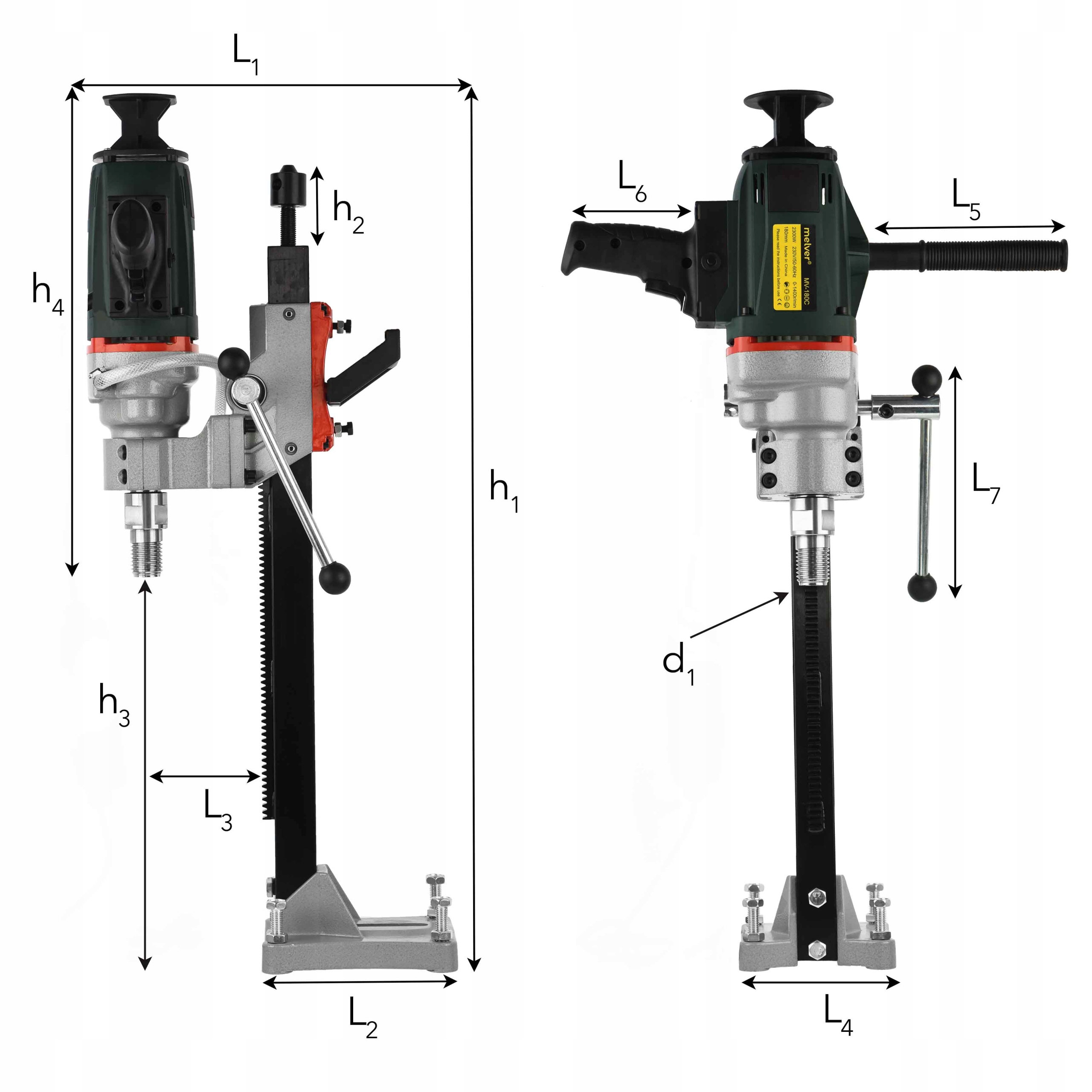 Wiertnica do betonu 180mm Hydronetka Kotwa EAN (GTIN) 5905910071636