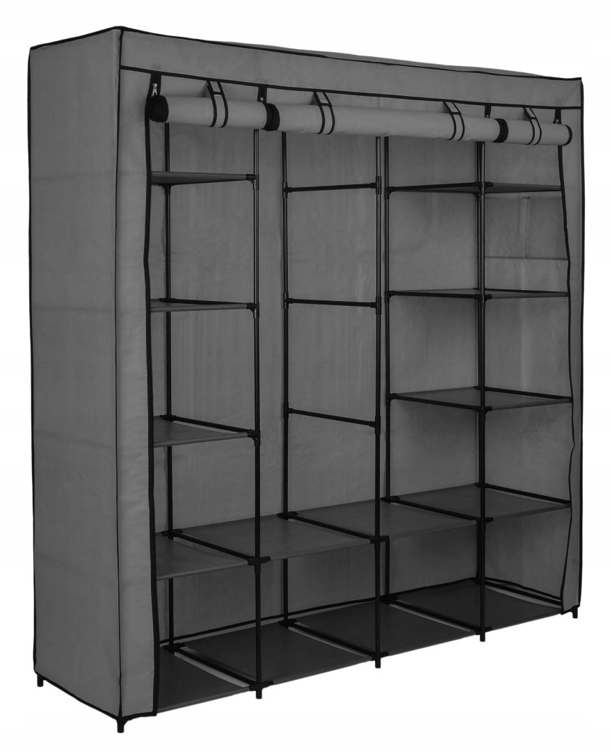 Skříň s policemi Olena antracit