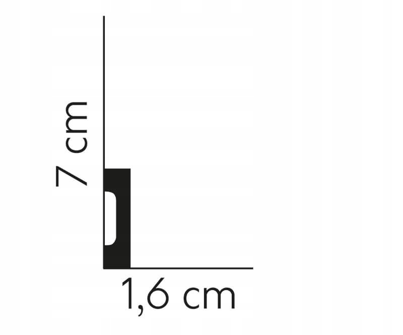 Listwa Marcom Decor MD359 16 x 70 dł. 200cm biała EAN (GTIN) 5901694455259