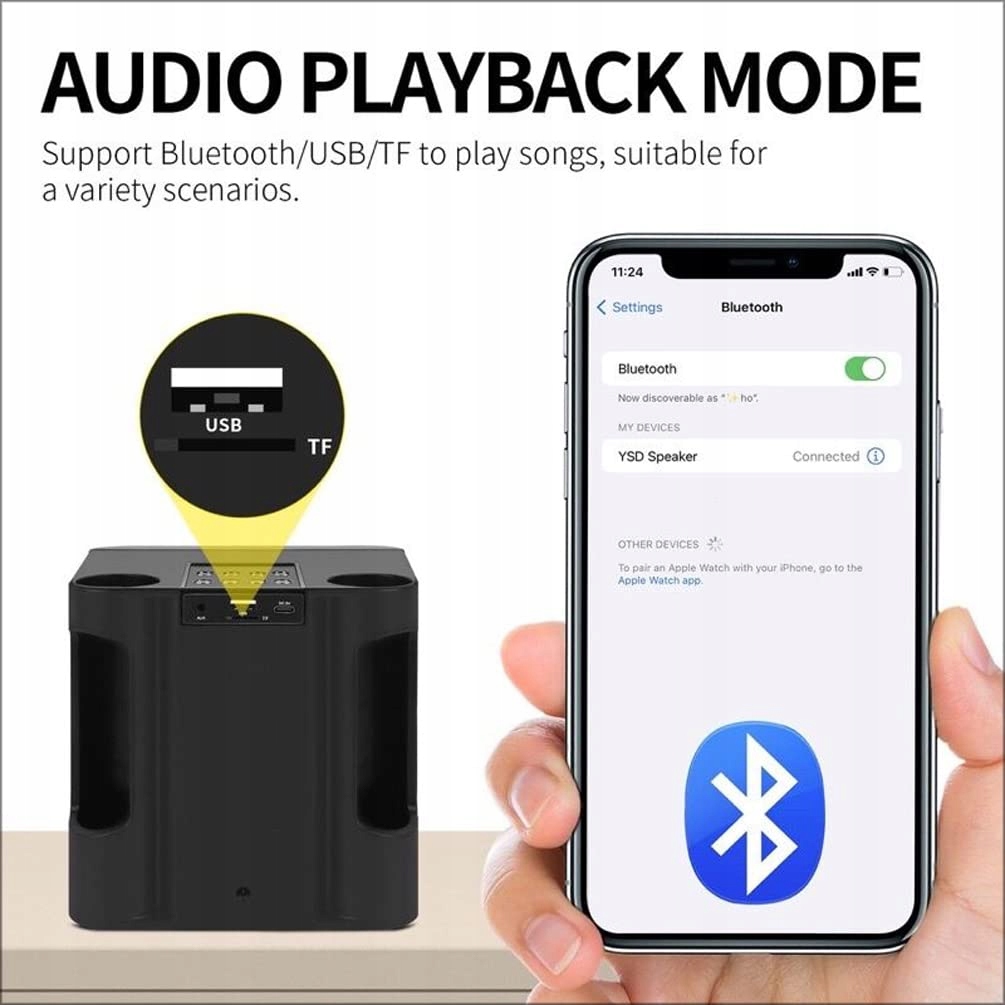 MUMUWIND Bluetooth Zestaw z Mikrofonami i Głośnikiem — miniatura 3