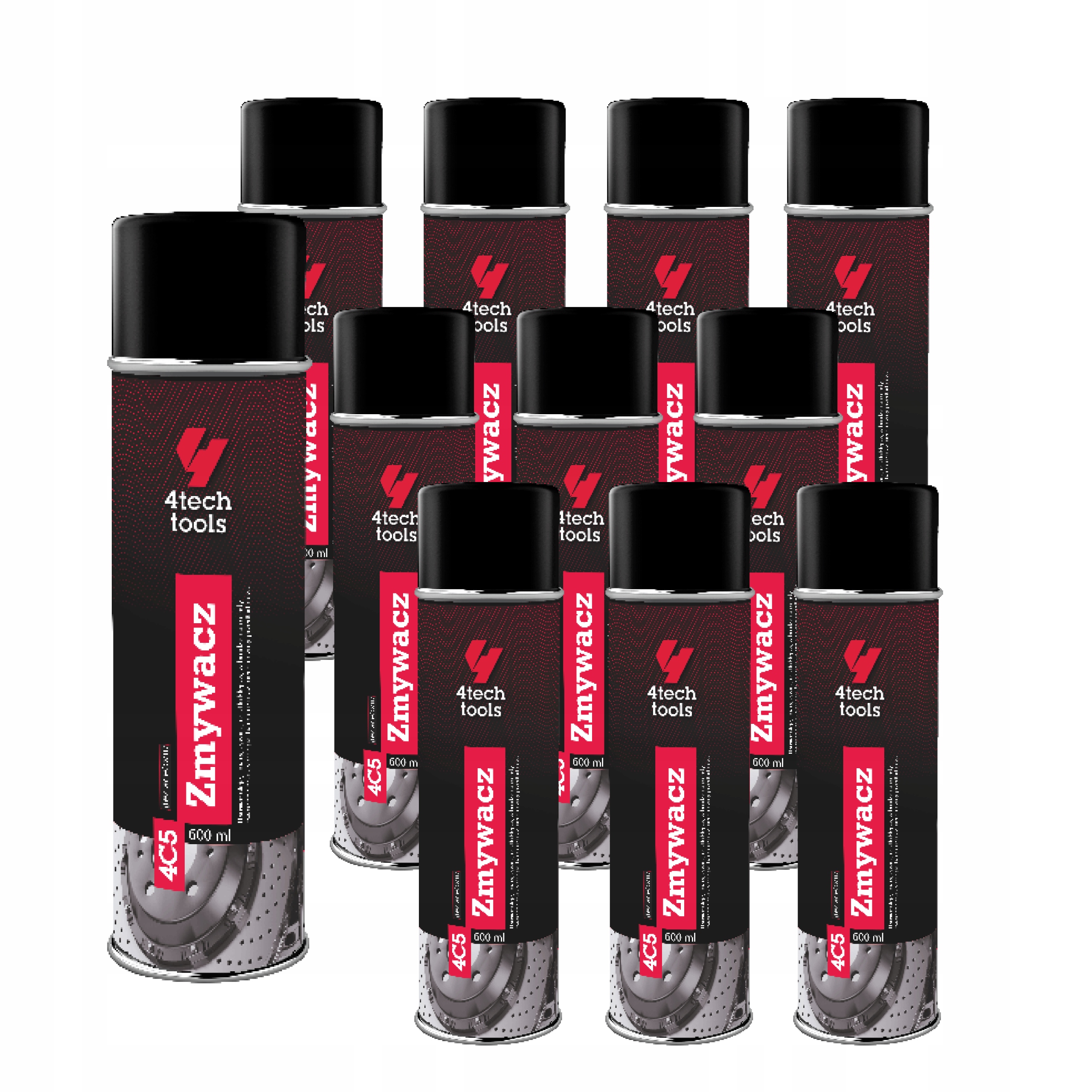 Univerzální čistič brzd 4tech 600 ml 11 Ks pro kotouče a destičky