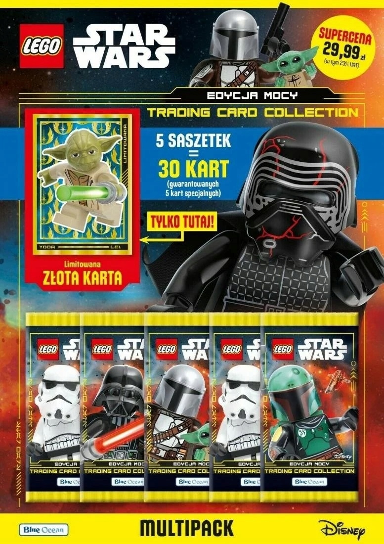 Karty Lego Star Wars Edycja Mocy 5 Saszetek 30 Kart Kolekcjonerskich