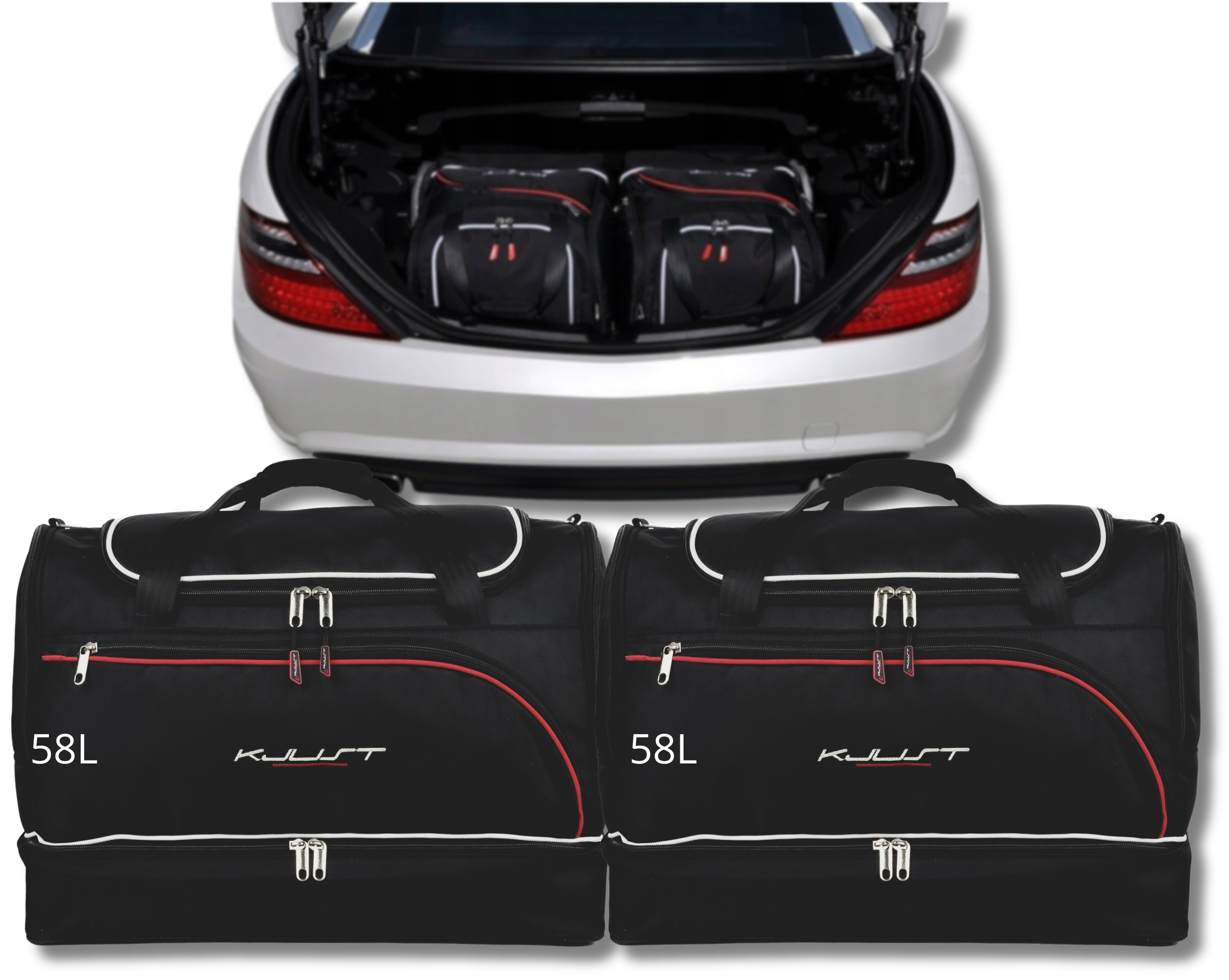 Sada tašiek Komplet Kjust do kufra Mercedes-benz Slk 2011-2015 2 ks