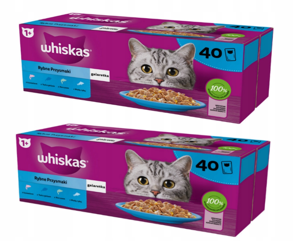 Levně Whiskas Rybí pochoutky v Gararetce 80x85 g