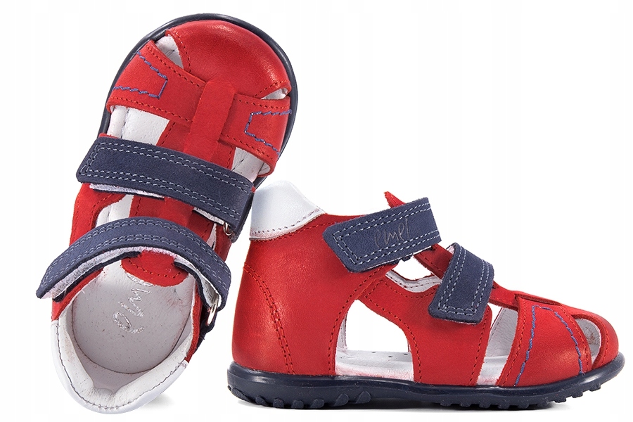 

Emel E2437-18 Sandałki Roczki Sandały czerwone 23