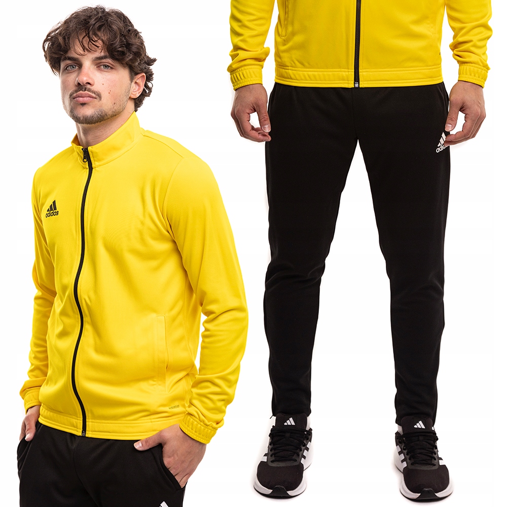 Teplákovka Pánský adidas Entrada 22 Komplet Sada Mikina Kalhoty Track Žlutá XXL