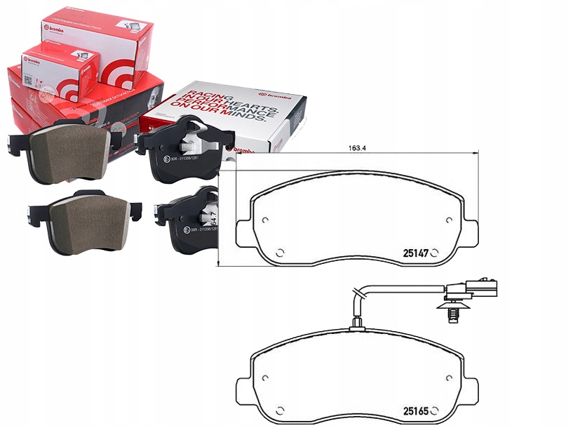 Brep 68 062 Brzdové Destičky Opel Movano 10- Přední Z Asistent řidiče #33
