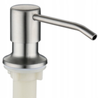 DOZOWNIK z pompką do MYDŁA / PŁYNU do zlewu STAL