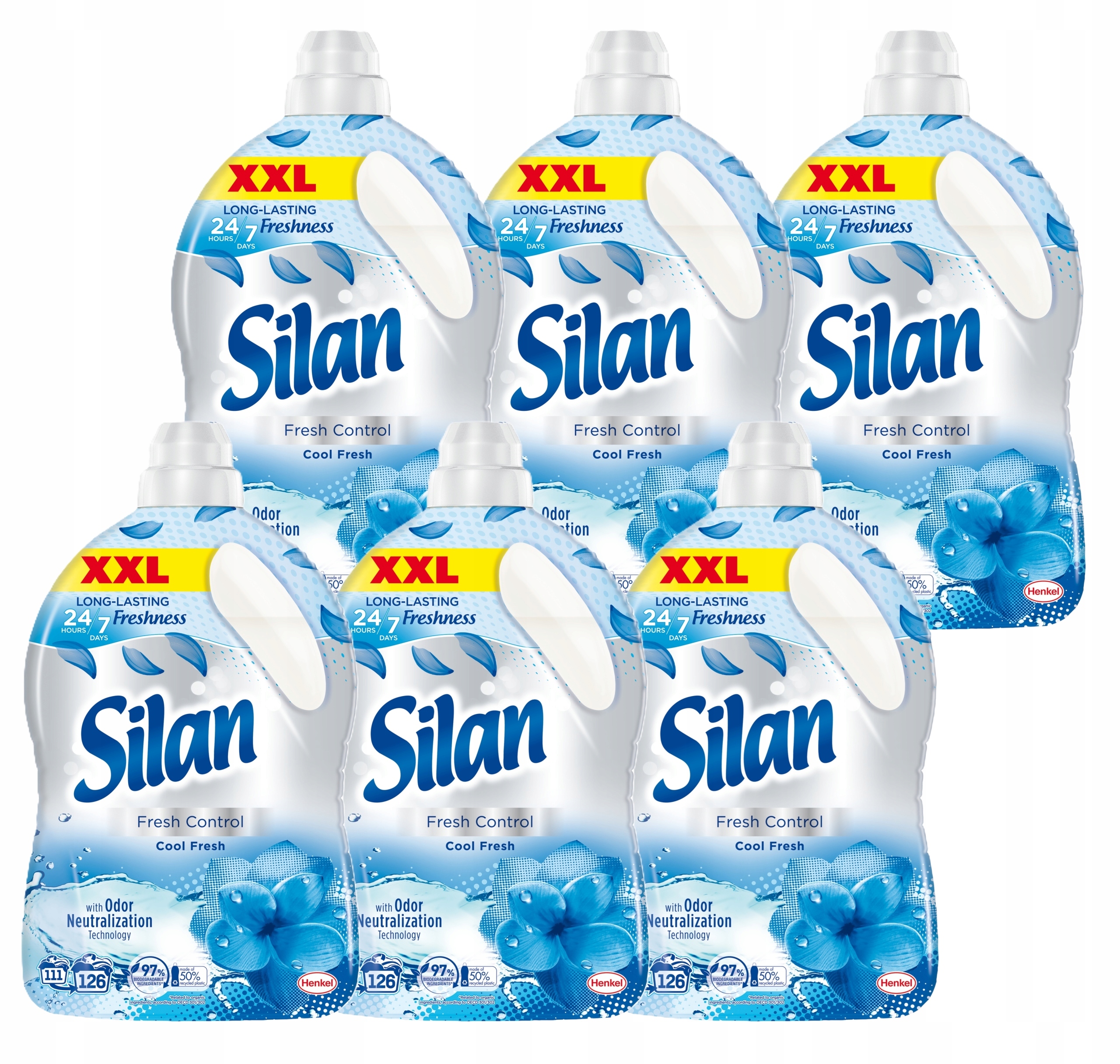 Levně Silan Fresh Control Płyn do płukania 6x2,772L