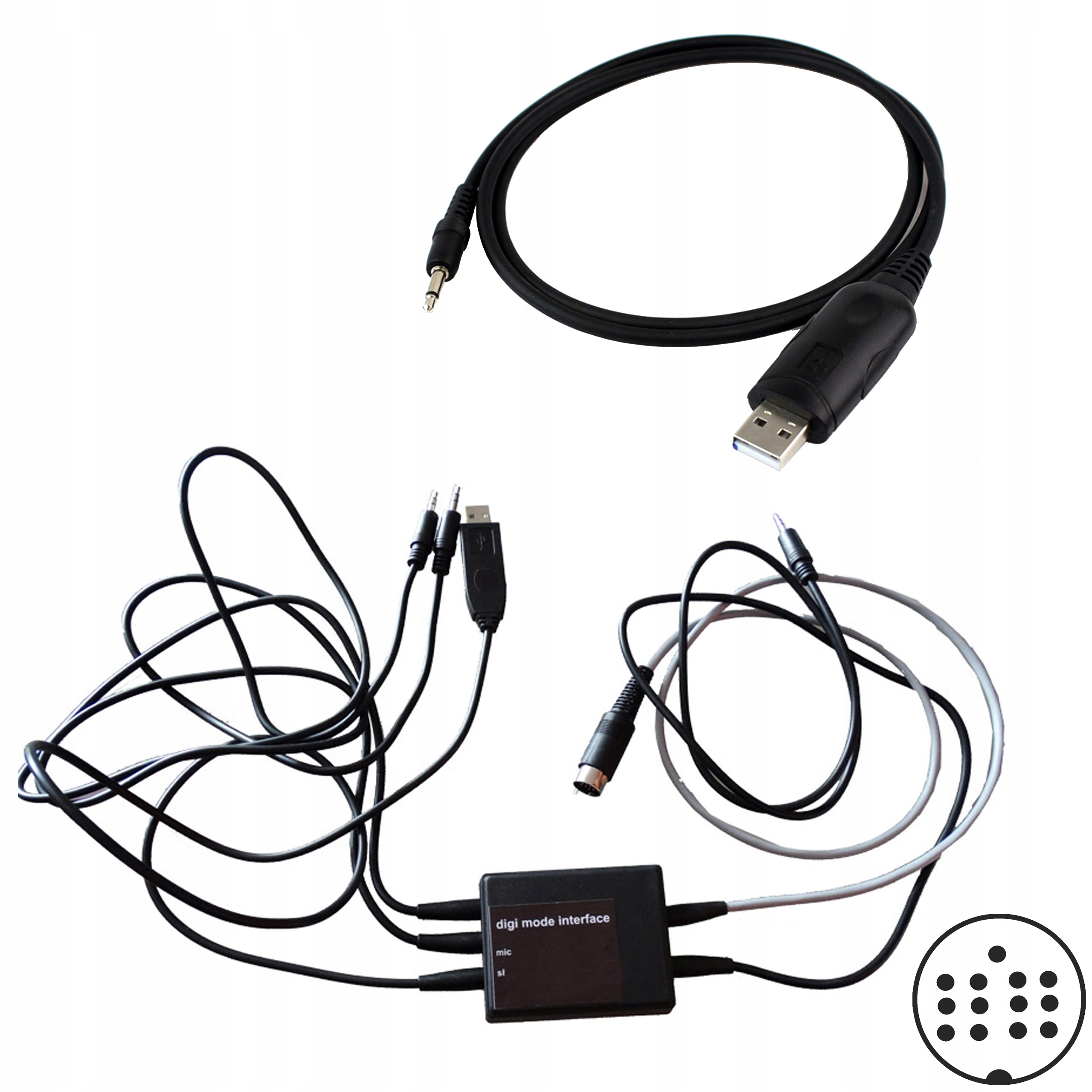 Icom IC-718, IC-7200, IC-7410 kompletne digi (interfejs audio Cat)