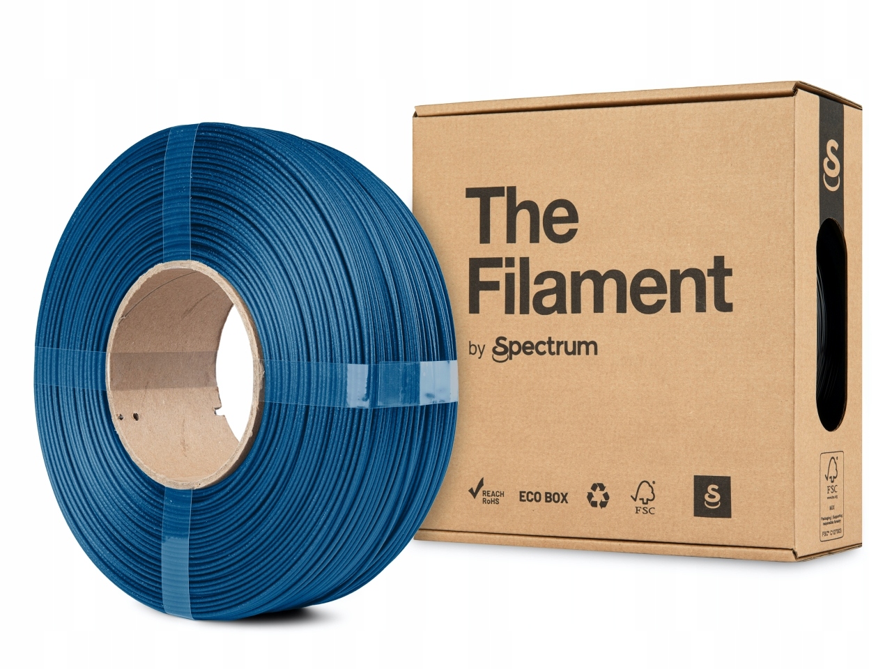 ReFill The Filament Pla Cf 1.75mm Blue Niebieski 1kg