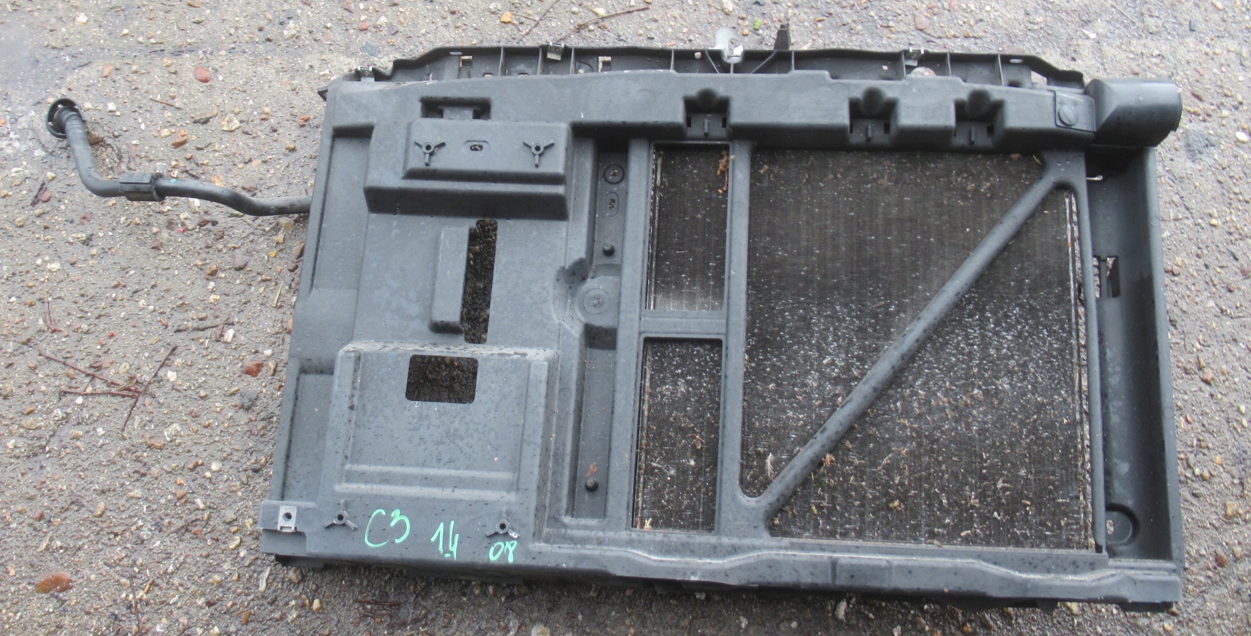 CITROEN C3 PLURIEL 1.4 BENZ. 08R support panel for radiators radiator 9653803980
