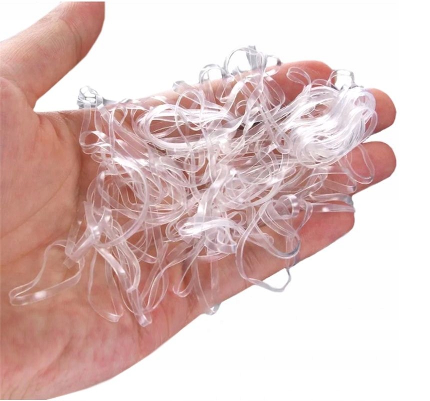 (aurora) G250d GUMKI RECEPTURKI 200 szt, PRZEZROCZYSTE BEZBARWNE X