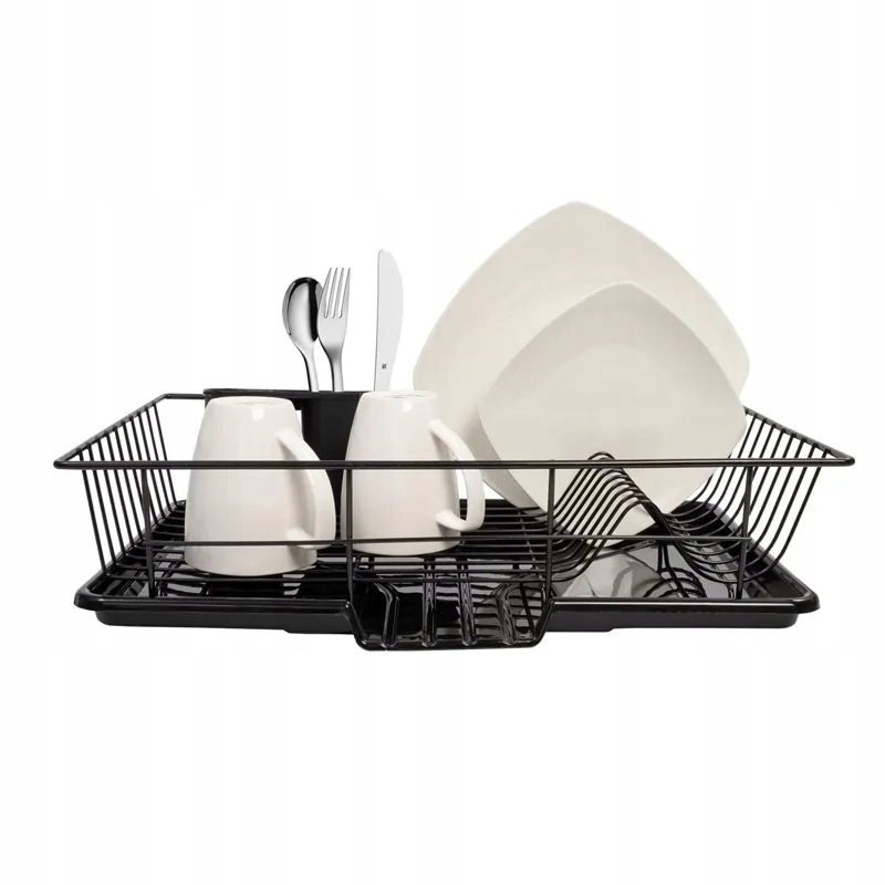 SUSZARKA DO NACZYŃ JEDNOPOZIOMOWA POJEMNA DUŻA Materiał wykonania metal