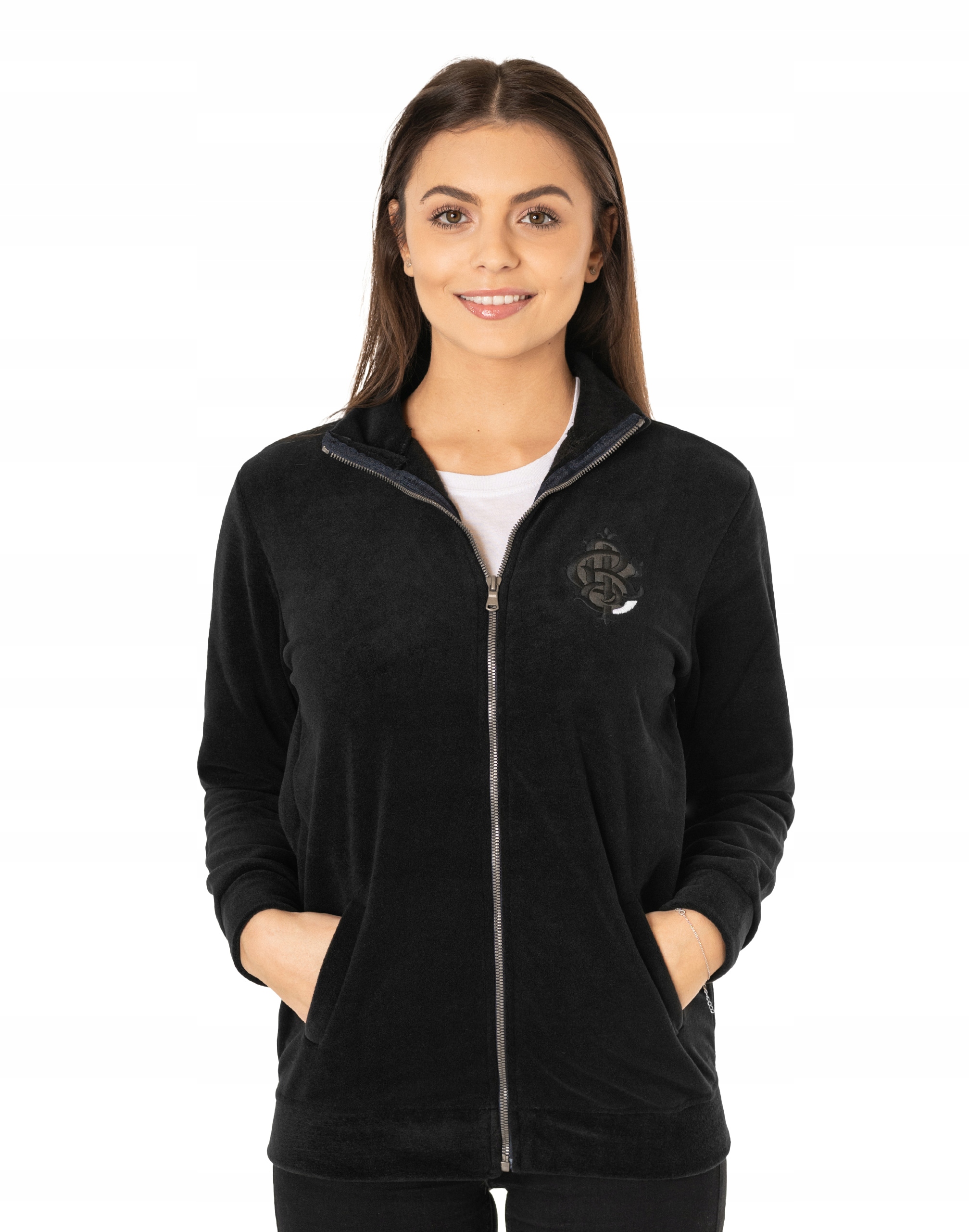 

Ciepła Bluza Polarowa Bawełniana Damska 7002-1 r S