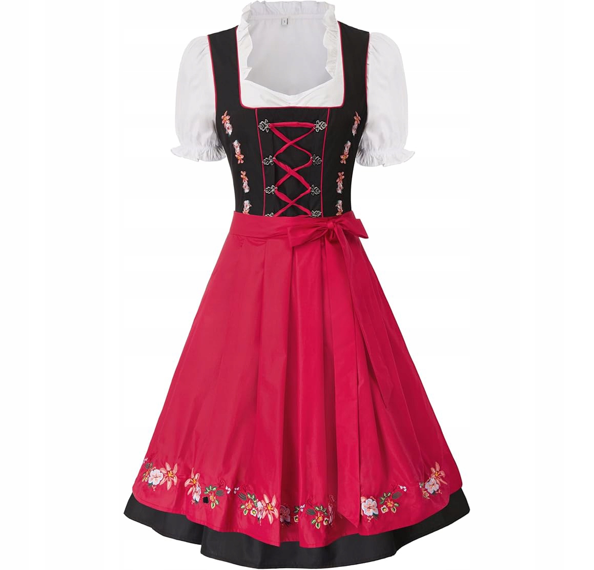 Šaty dámské šaty Jasambac 3dílné Oktoberfest karneval 2XL