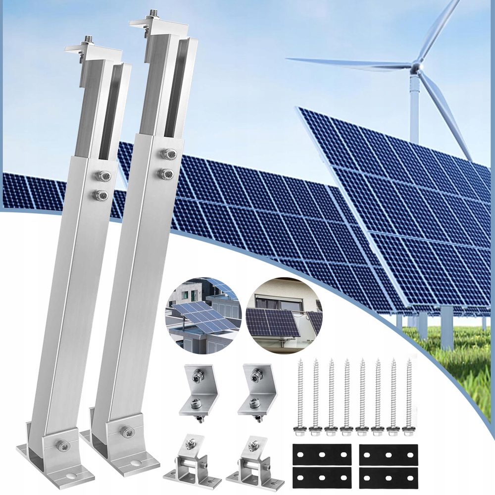 Uchwyt Balkonowy Do Elektrowni Montaż Fotowoltaiczny Regulowany Kąt 15°–30°