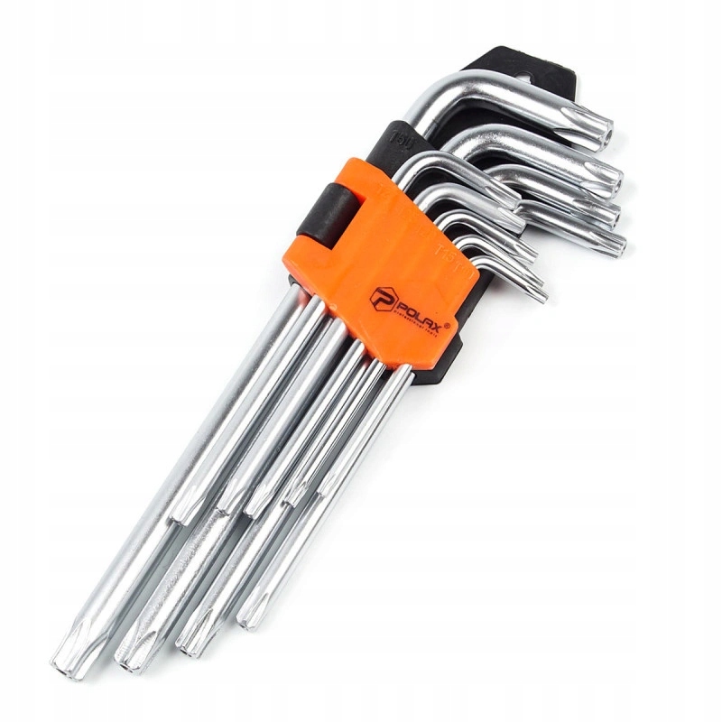 Zestaw Kluczy Trzpieniowych Torx Gwiazdkowe T10-T50 9 Elementów