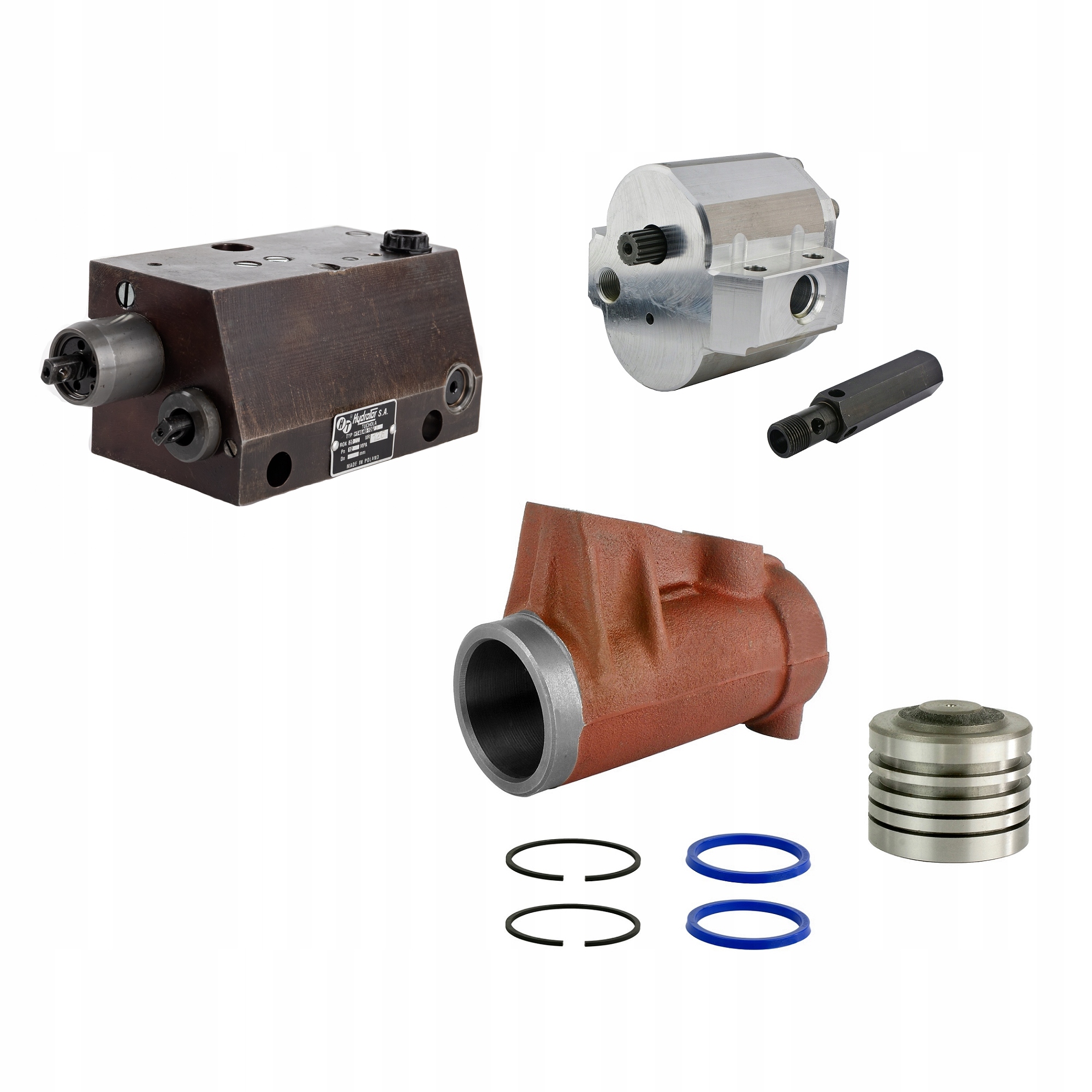 A2.00.19.127.1 - СПЛІТТЕР + ПОРШЕНЬ WZM + НАСОС AL C-360 HYDROLIDER