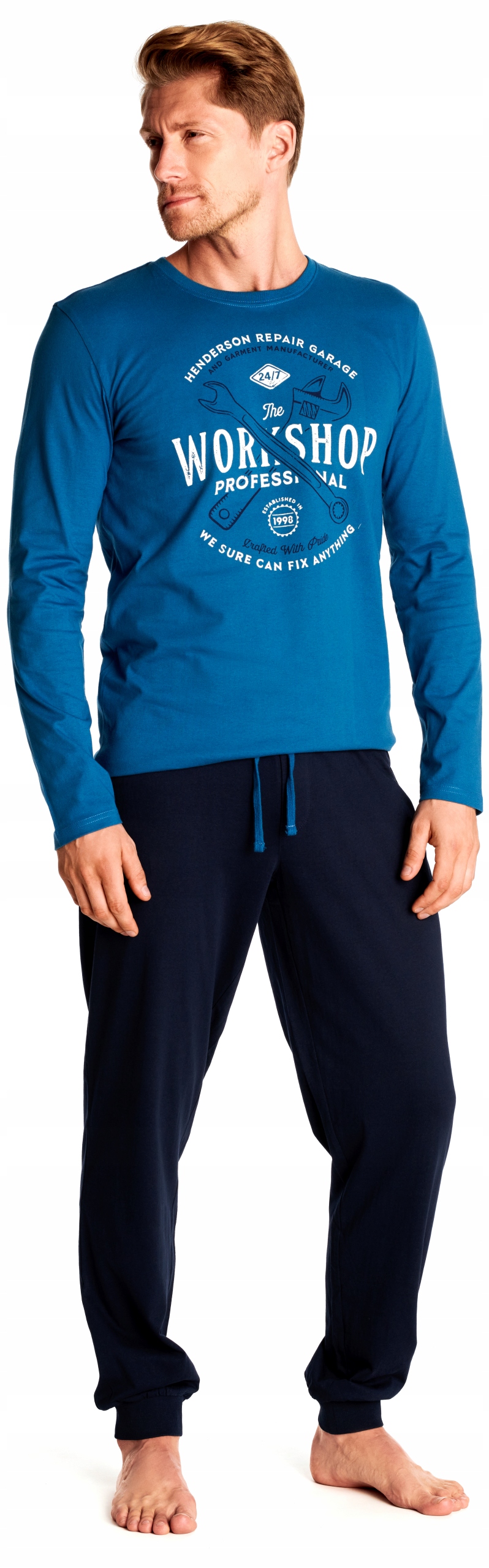 HENDERSON Piżama męska dł.rękaw OWNER 38379 XXL Rozmiar XXL