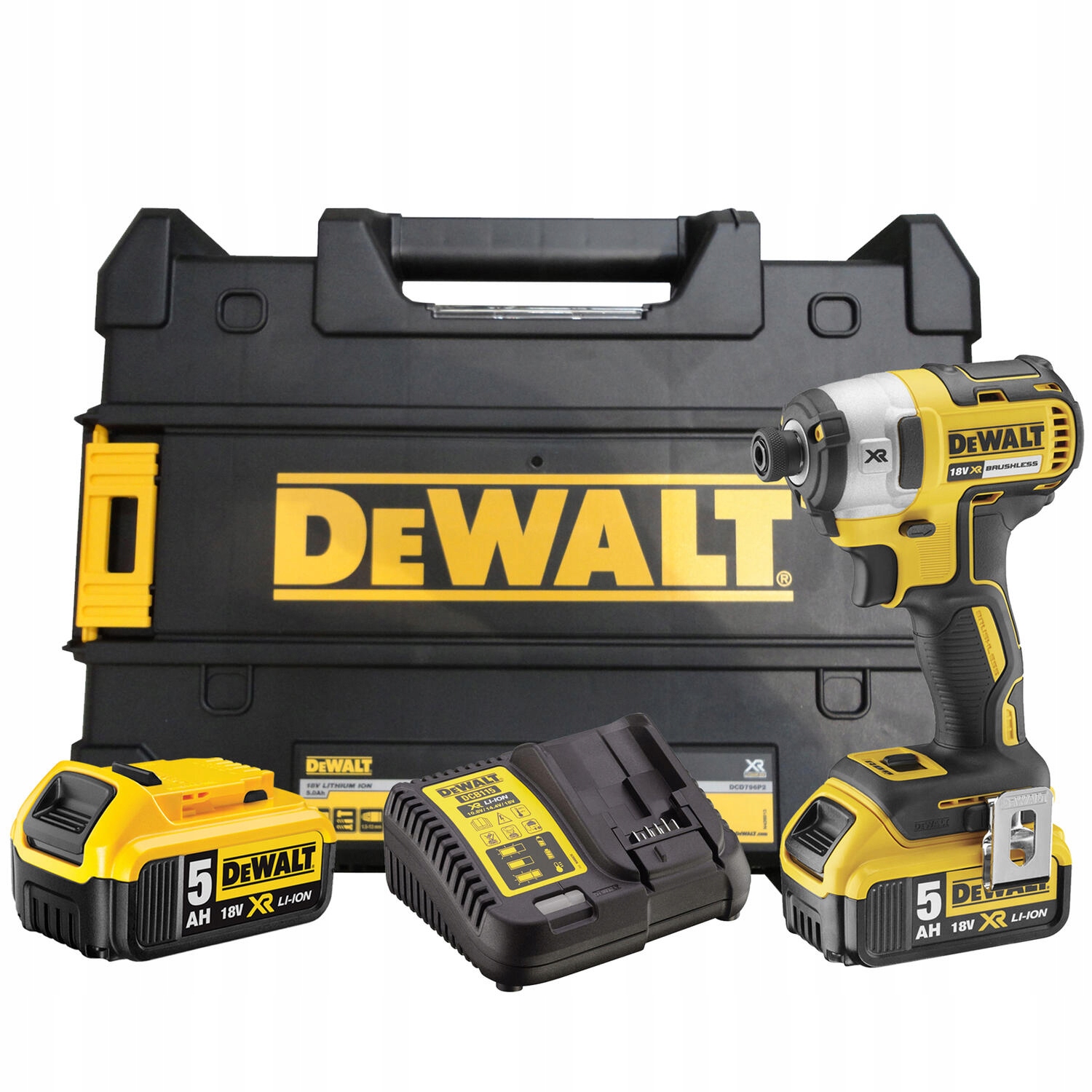 Dewalt Rázový Šroubovák 18V 205Nm 3-RYCHLOSTNÍ 2x5,0Ah Li-ion Brushless DCF887