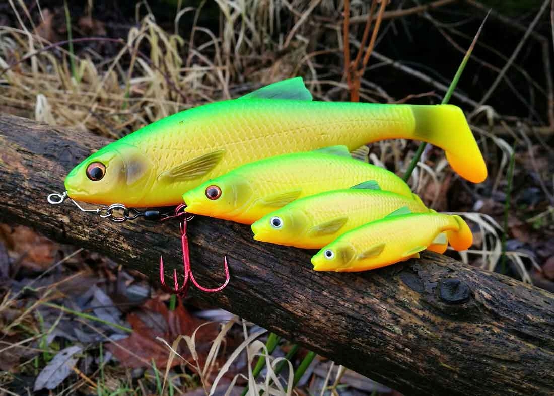 JAK ŻYWA RYBA SG 3D Roach PaddleTail 12.5cm RCH Model 3D Roach Paddle Tail