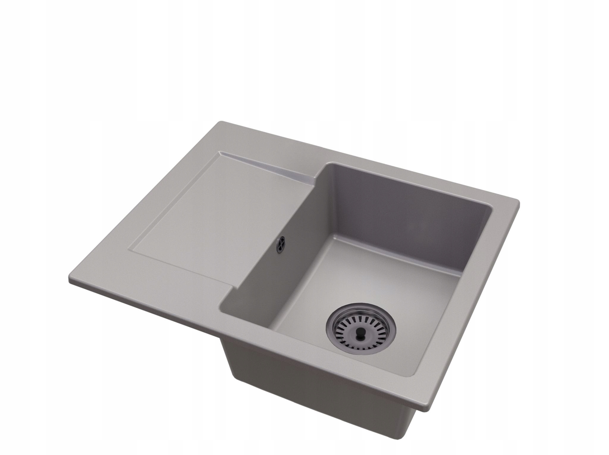 Kuchyňský dřez Jednokomorový Granitový Brado Donzo Sifon Černý