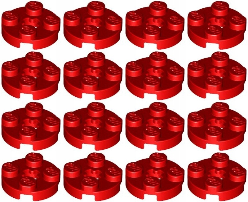 

Lego 4032 Płytka 2x2 czerwona Nowa (8g) 16 szt.