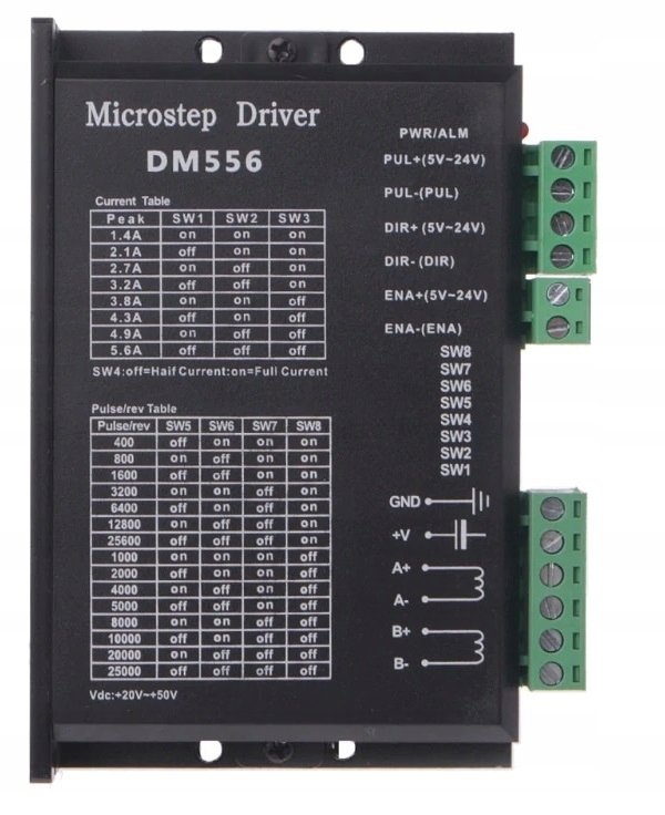 Sterownik silnika krokowego DM556 - 5.6A