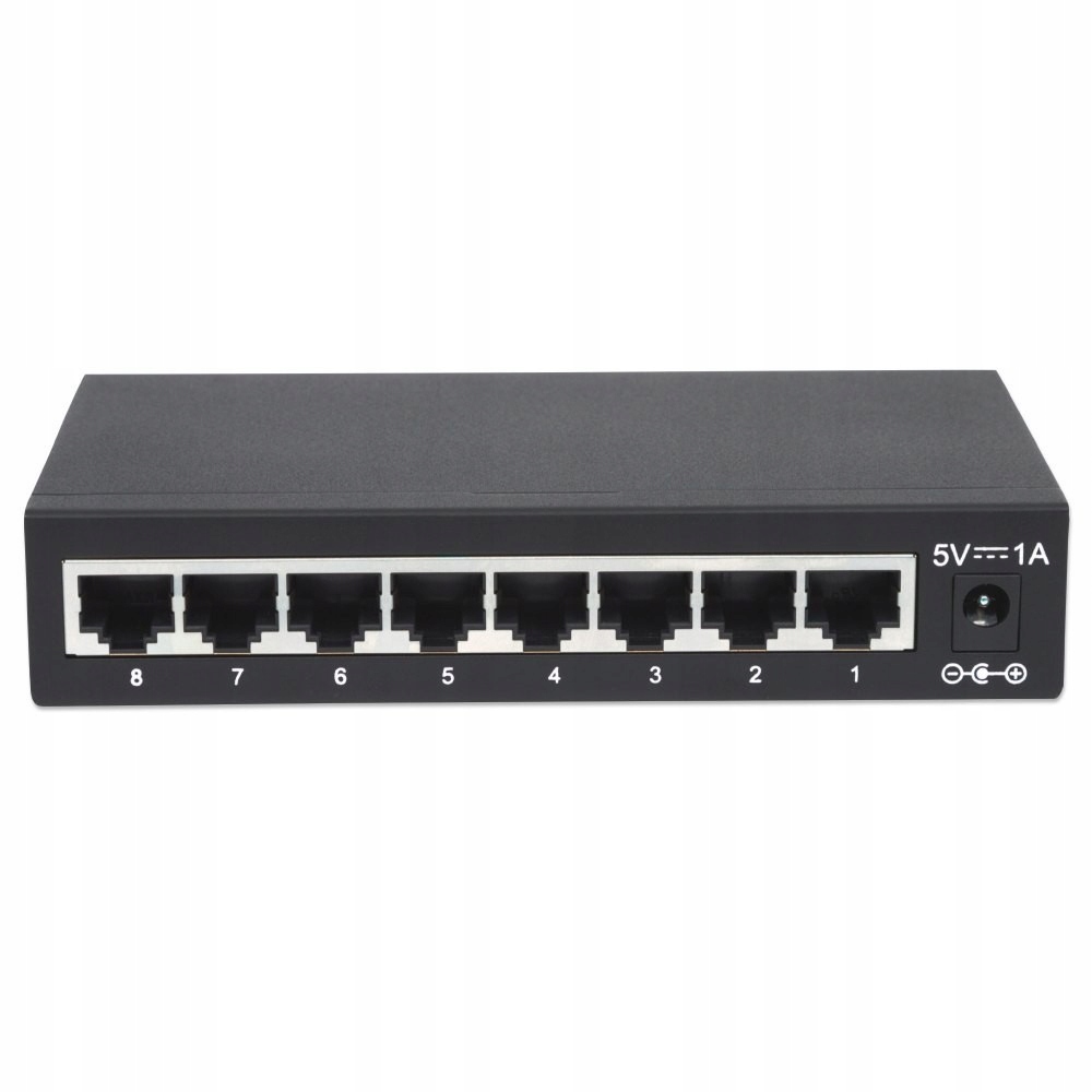 Intellinet Přepínač Gigabit 8x 10/100/1000 Mbps RJ45 Desktop kovový