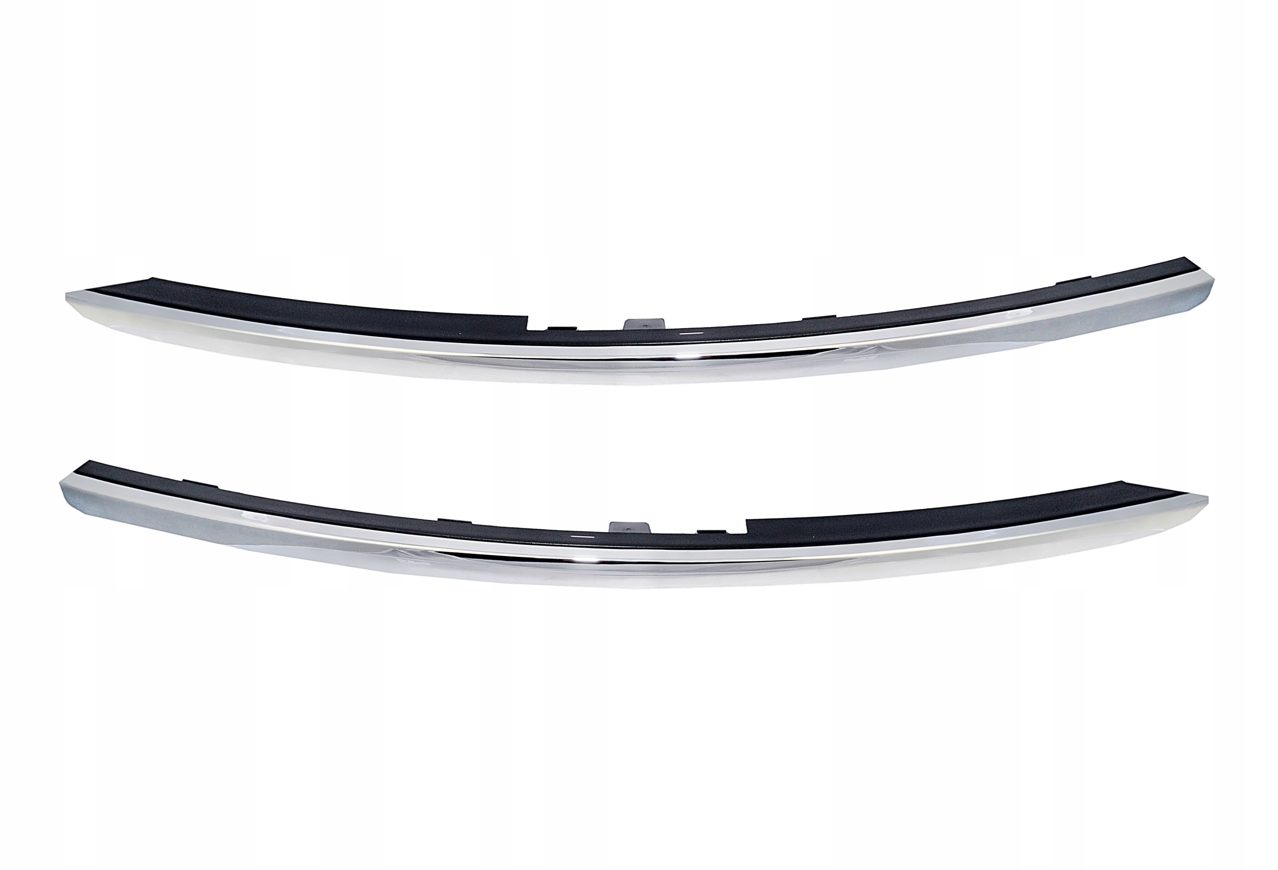 Audi A6 C6 Lift Lišty Nárazníku Chrom vodítka