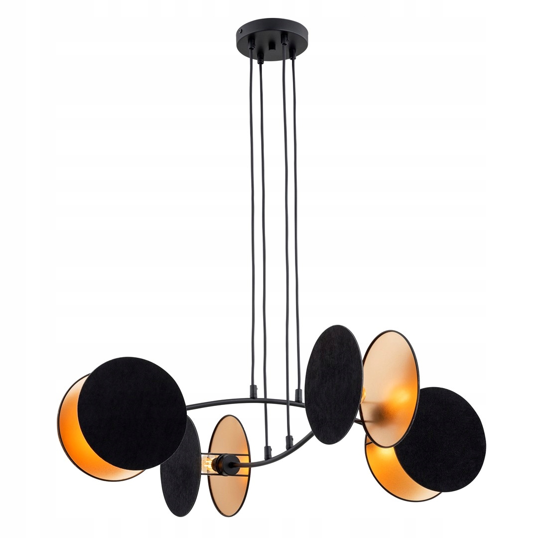 Lampa wisząca Motif czarna nowoczesna do salonu i jadalni