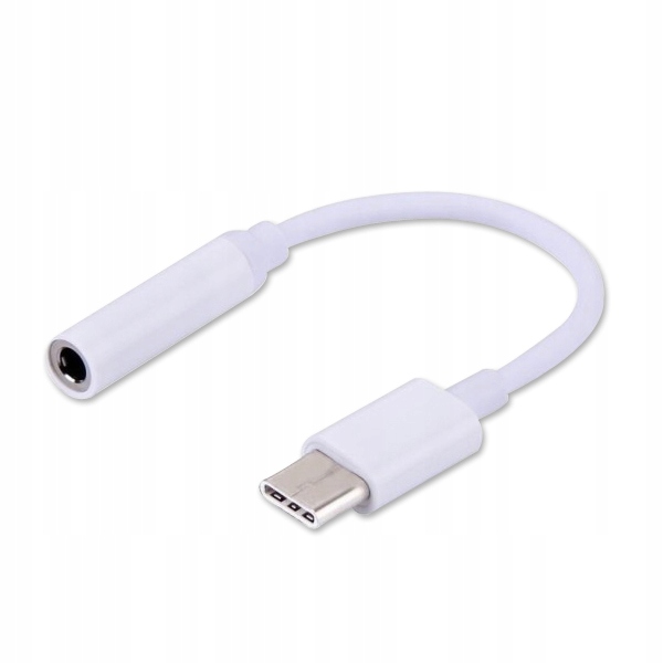 Savio AK-35 USB Typ 3.1 C - Jack 3,5mm Biały