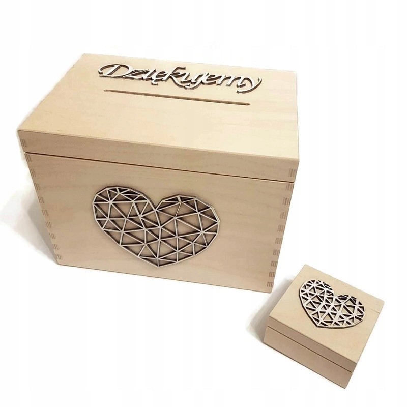 KOMPLET SKRZYNKA NA KOPERTY + NA OBRĄCZKI ŚLUB NAT EAN (GTIN) 5903672781640