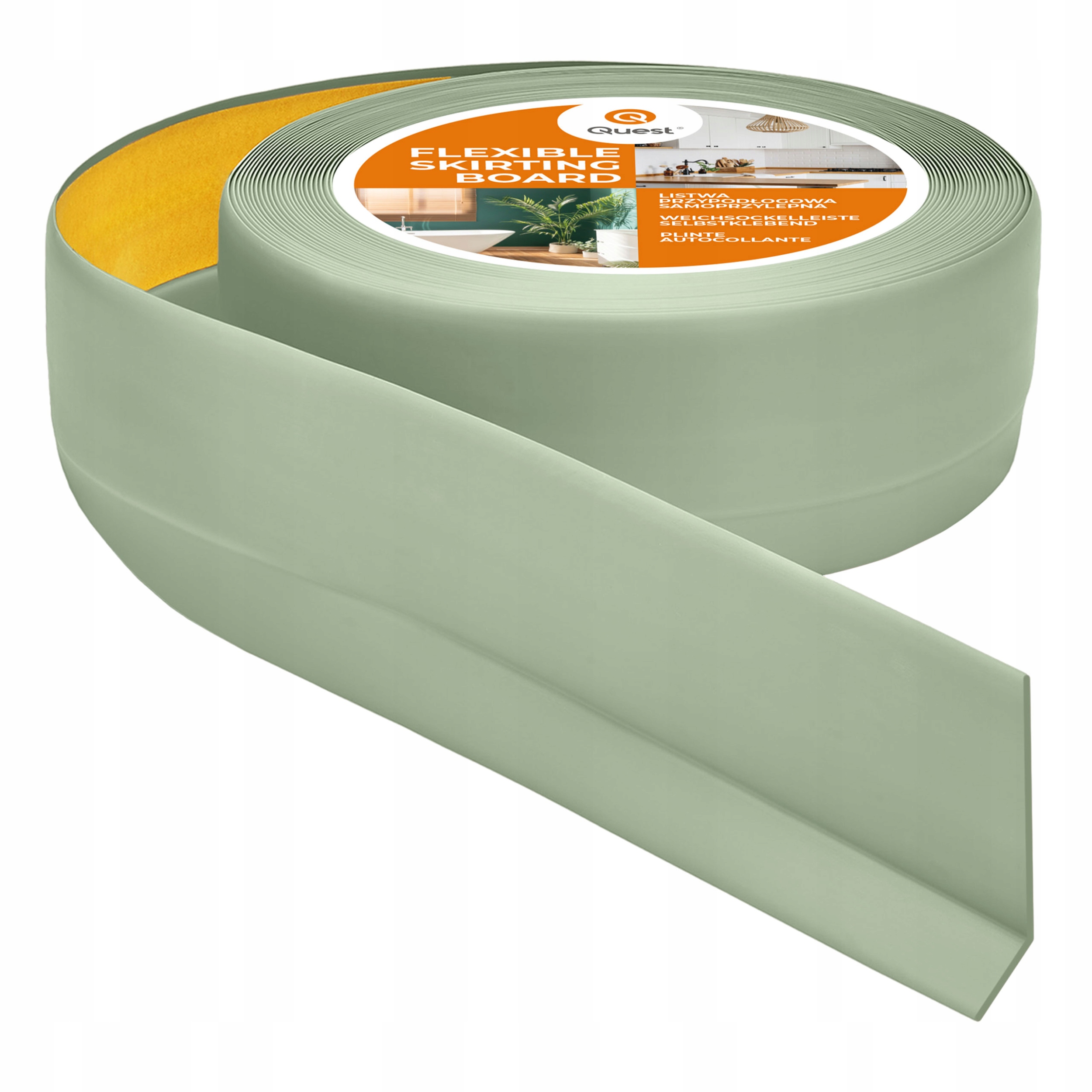 Podlahová lišta samolepicí Pvc 50x20mm světle zelená 15 m I flexibilní
