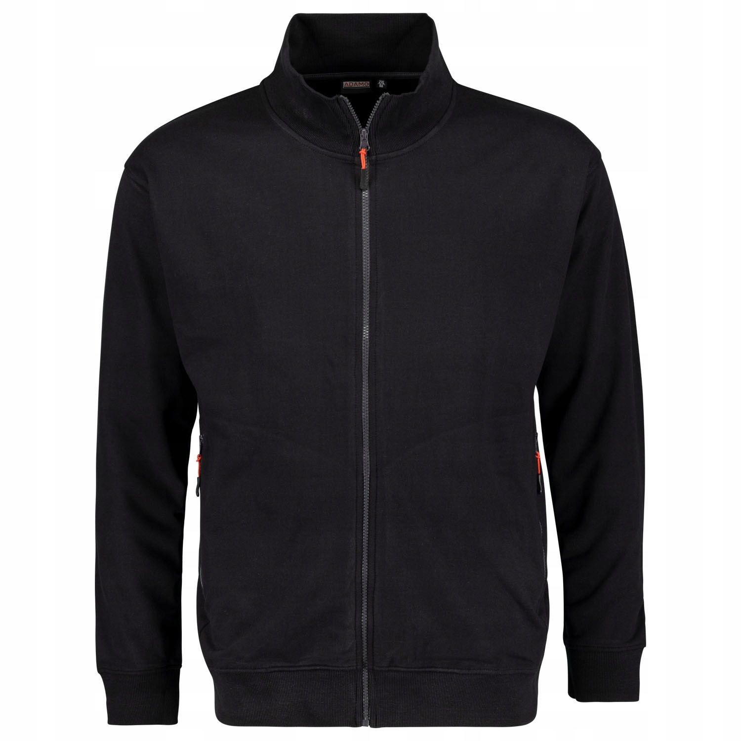 Adamo Bluza Rozpinana Dres Duże Rozmiary Czarna 4XL