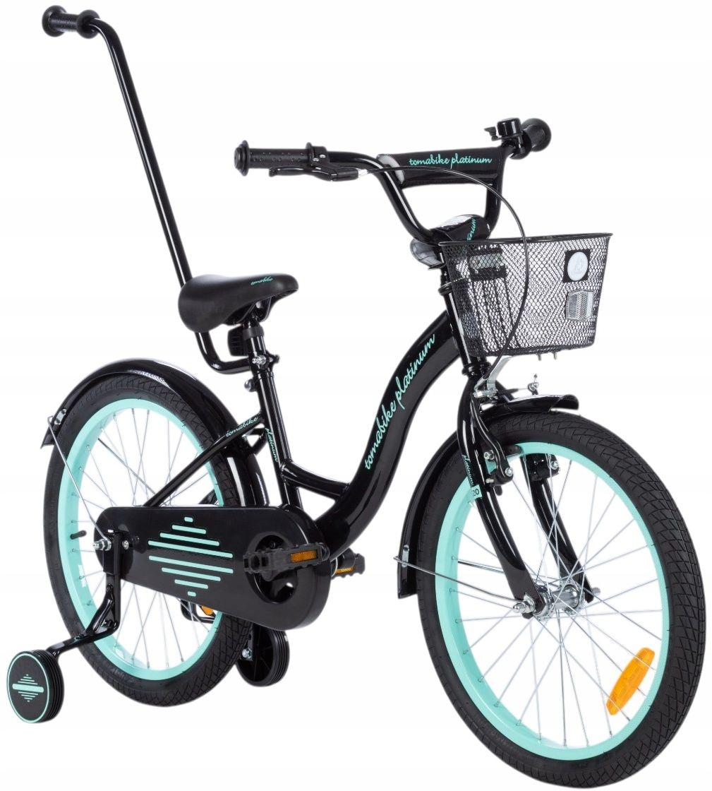 Rowerek Rower Tomabike 20 Cali V-break Prowadnik Koszyk Kółka Boczne