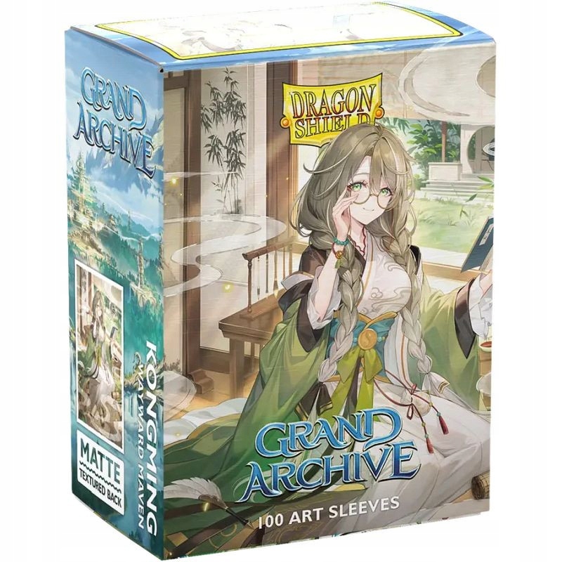 グランドアーカイブ　Kongming Wayward Maven Dragon Shield Grand Archive Matte Art Sleeves Kongming