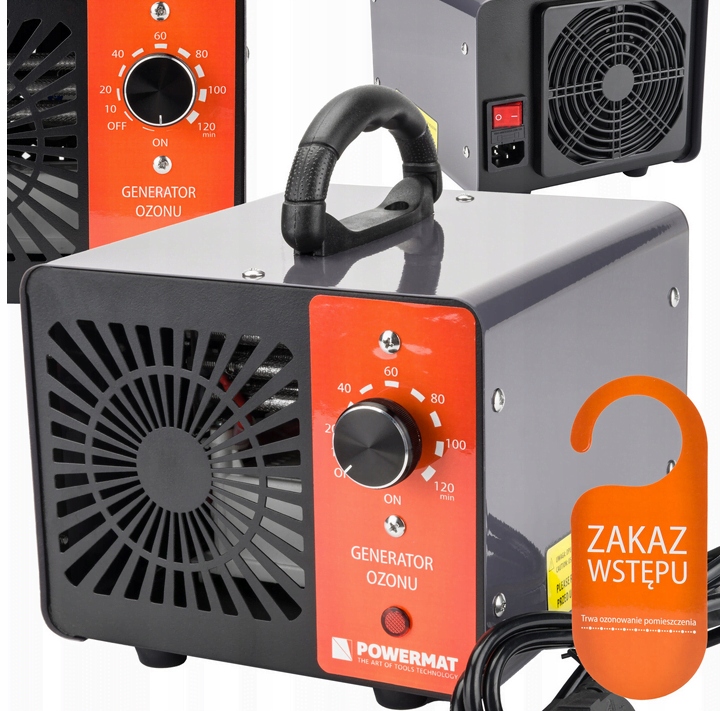 Generator Ozonu Oczyszczacz Do Powietrza Ozonator 60 000 Mg/h 155W Timer