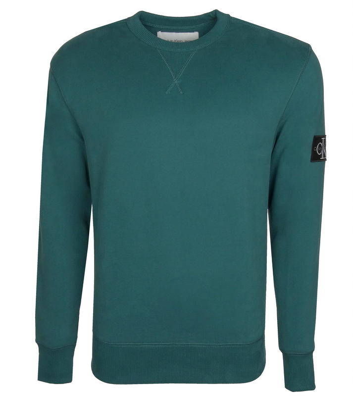 Calvin Klein Jeans pánská mikina, mořská, S