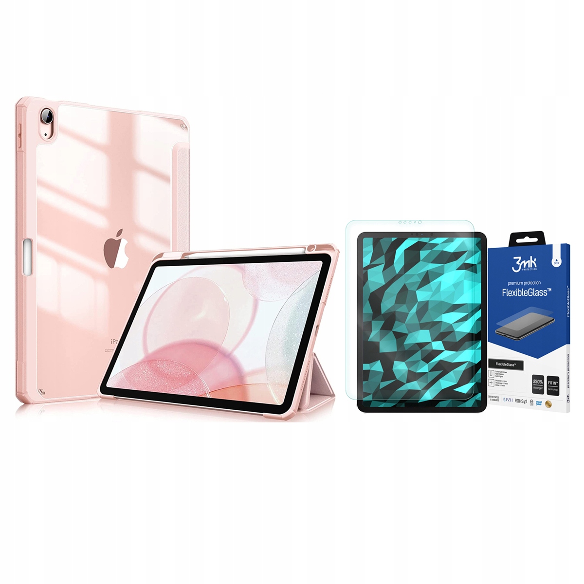 

Crystal Etui Do Ipad Air 4/5/PRO 11 Szkło 3MK Fg