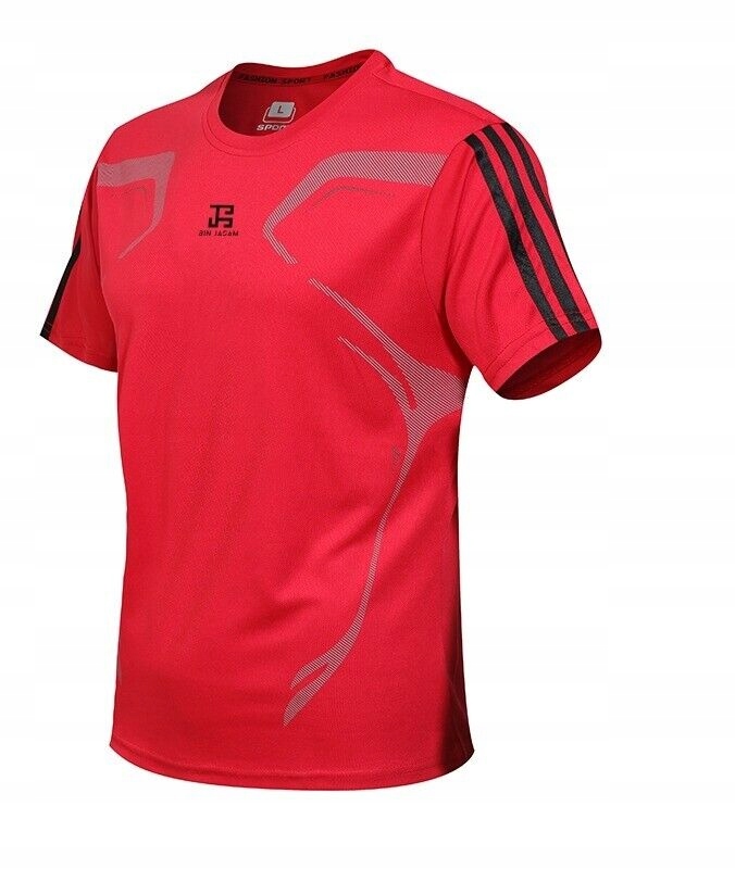 Koszulka SPORTOWA SZYBKOSCHNĄCA SUPER HIT CZERWONA NA TRENING SIŁOWNIĘ M