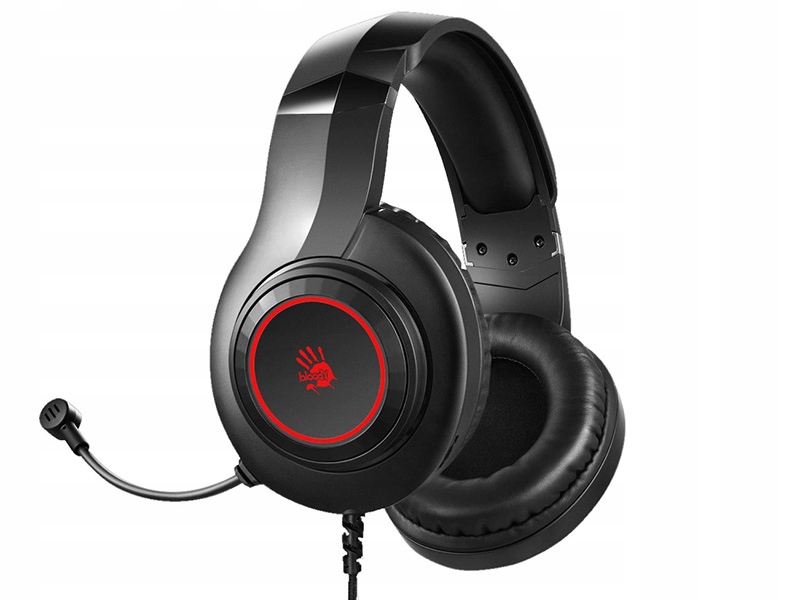 Słuchawki gamingowe BLOODY G220S mikrofon stereo Kolor czarny