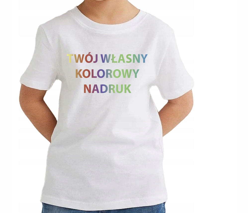 Koszulka Dziecięca T-shirt z Nadrukiem DZIEŃ KROPKI DO PRZEDSZKOLA r 110 #1 Kod producenta Czarna Koszulka Dziecięca T-shirt