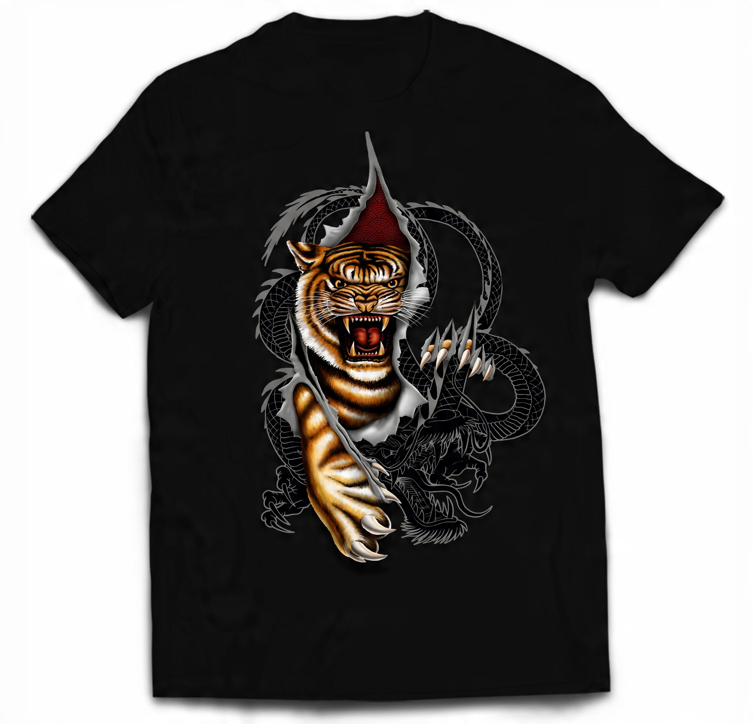 

Japan Anime Tygrys Tiger Smok Dragon 11/12 Lat