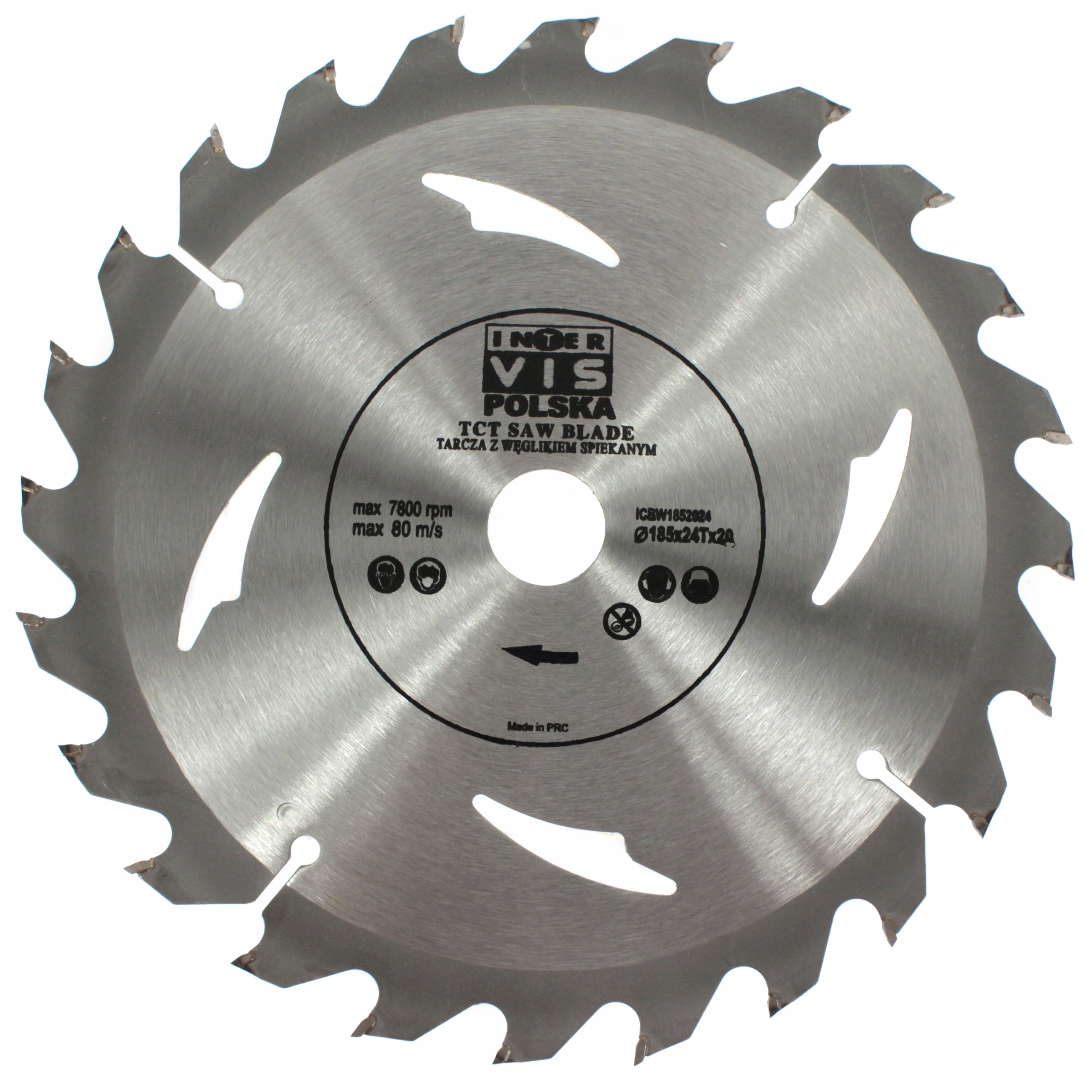 TARCZA PIŁA DO DREWNA WIDIA 185 / 20 T24 INTER