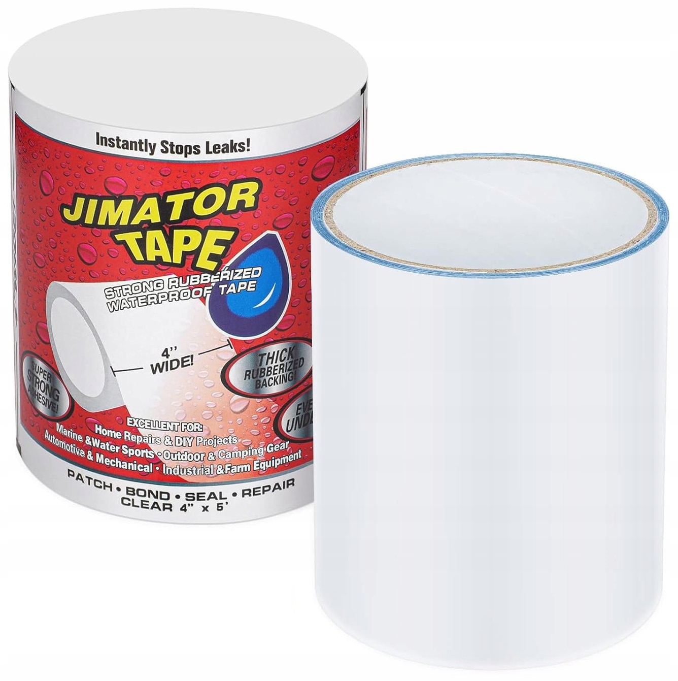 Taśma Uszczelniająca Naprawcza Wodoodporna Łatki do Basenu i Jacuzzi 150cm Producent bez marki