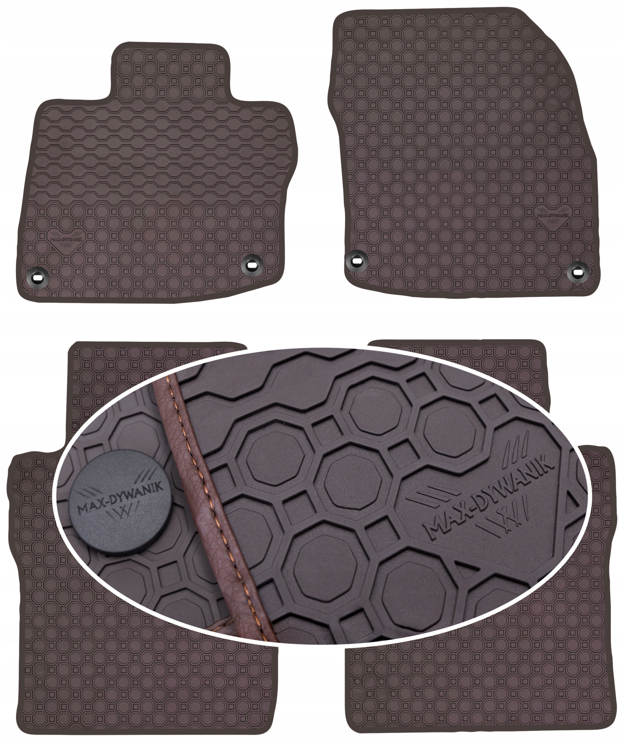 Honda Civic VIII Hb 3D 06-12 Koberce Bronzové