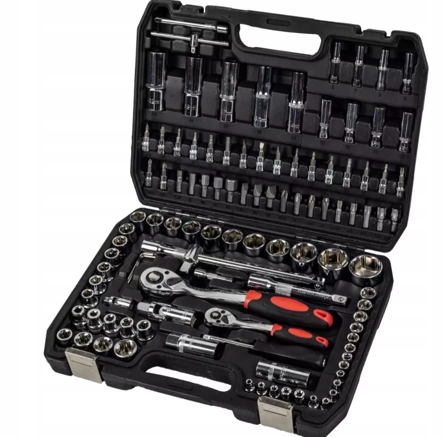 Wałizka narzedziowa 108 czesci 1/2 1/4 - GROSLEY GR51016